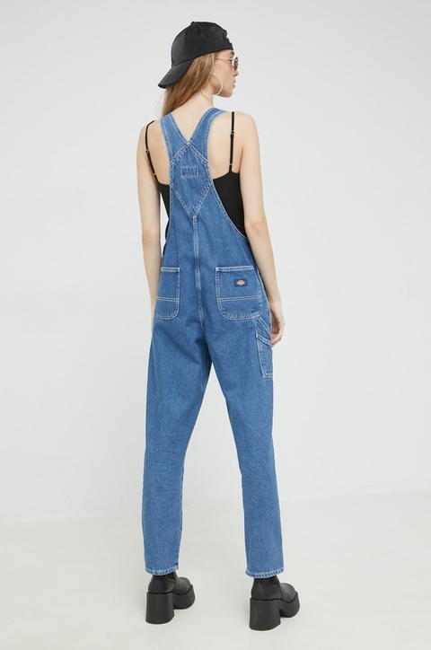 Dickies ogrodniczki jeansowe damskie - zdjęcie produktu nr 1