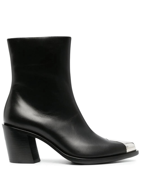 Alexander McQueen pointed-toe ankle boots - Black - zdjęcie produktu nr 1