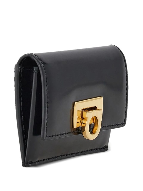 Ferragamo Gancini leather cardholder - Black - zdjęcie produktu nr 2