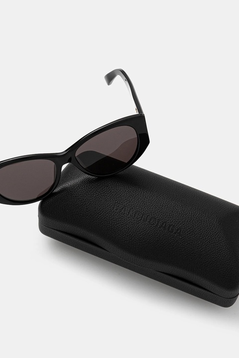 Balenciaga okulary przeciwsłoneczne damskie kolor czarny BB0455S - zdjęcie produktu nr 2