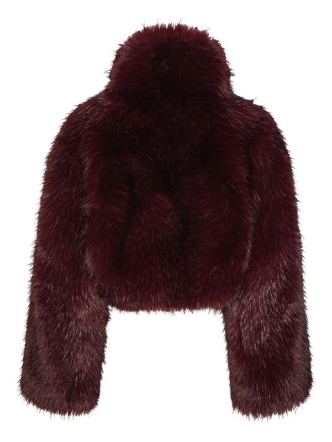 ROTATE BIRGER CHRISTENSEN high-neck cropped jacket - Red - zdjęcie produktu nr 2