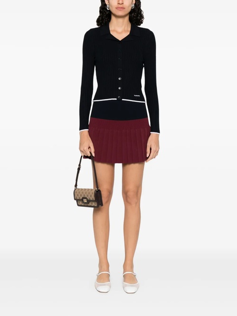 SANDRO cable-knit cardigan - Blue - zdjęcie produktu nr 2