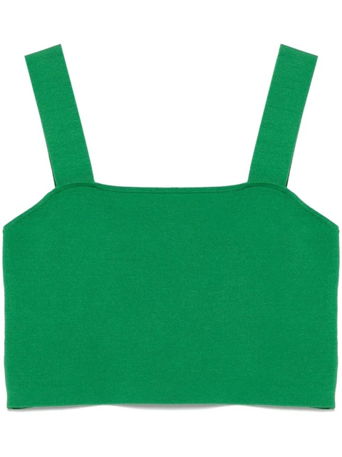Maje square-neck crop top - Green - zdjęcie produktu nr 1