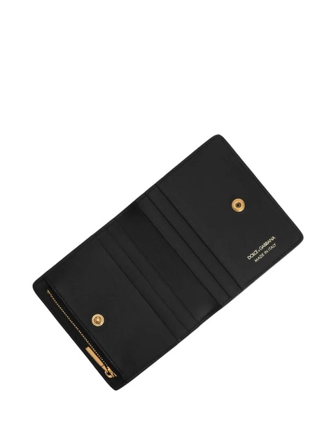 Dolce & Gabbana logo-plaque zip wallet - Black - zdjęcie produktu nr 2