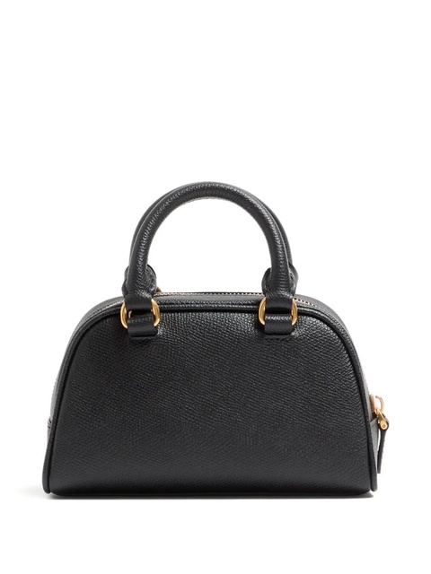 Valentino Garavani mini Bowling V-logo signature tote bag - Black - zdjęcie produktu nr 2