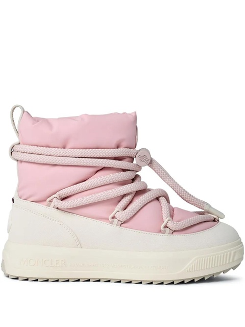 Moncler padded lace-up boots - Pink - zdjęcie produktu nr 1