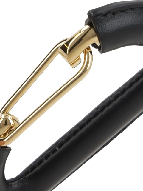 Prada carabiner leather keyring - Black - zdjęcie produktu nr 1