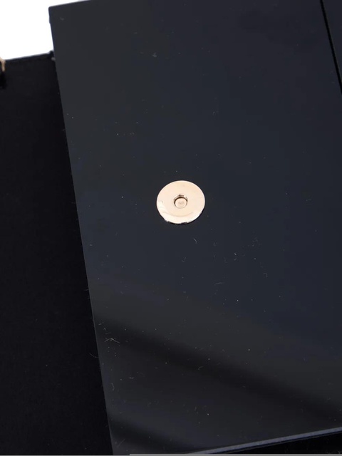 Jimmy Choo Candy clutch bag - Black - zdjęcie produktu nr 2