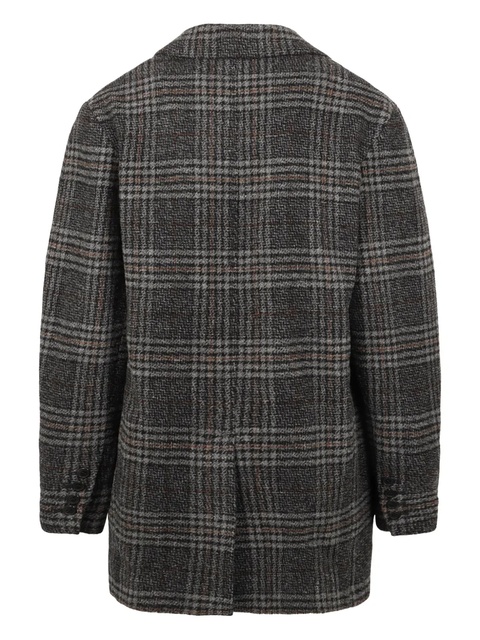ISABEL MARANT Gesina check-motif lapel blazer - Grey - zdjęcie produktu nr 2