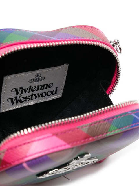 Vivienne Westwood heart-shaped crossbody bag - Pink - zdjęcie produktu nr 1