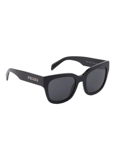 Prada Eyewear logo rectangle-frame sunglasses - Black - zdjęcie produktu nr 1