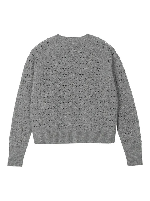 Cecilie Bahnsen Bidane heritage lace pullover - Grey - zdjęcie produktu nr 2