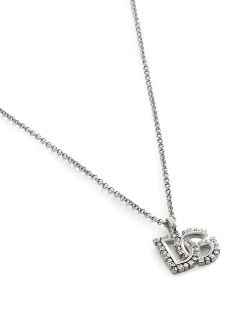 Dolce & Gabbana logo-pendant necklace - Silver - zdjęcie produktu nr 2