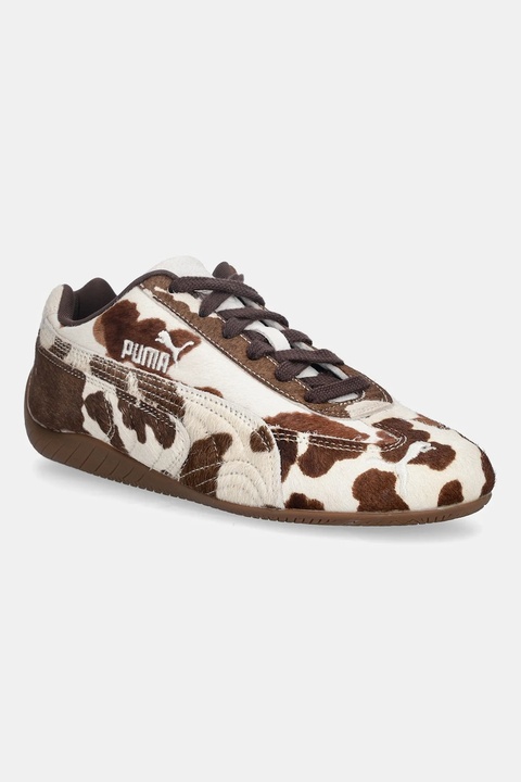 Puma sneakersy skórzane Speedcat Cow Wns damskie kolor brązowy 406141 - zdjęcie produktu nr 1