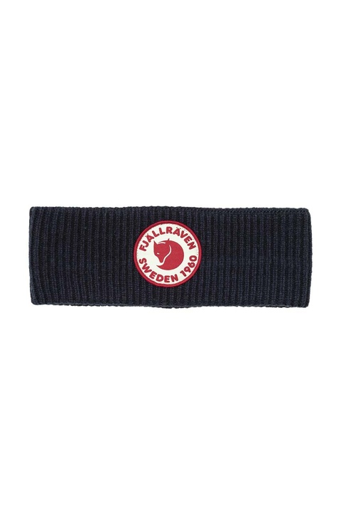 Fjallraven opaska wełniana 1960 Logo kolor granatowy - zdjęcie produktu nr 2