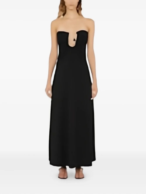 Christopher Esber stone-embellished strapless dress - Black - zdjęcie produktu nr 2