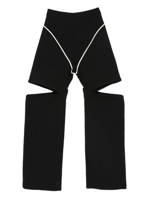 Paris Georgia Emelio cut-out trousers - Black - zdjęcie produktu nr 2
