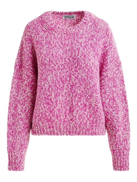 Essentiel Antwerp Izura ribbed-trim sweater - Pink - zdjęcie produktu nr 1