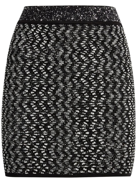Missoni zigzag lamé mini skirt - Black - zdjęcie produktu nr 1
