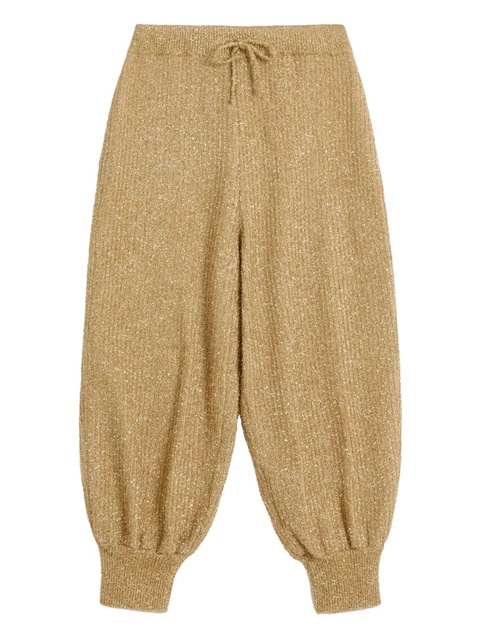 Valentino Garavani lurex knit trousers - Gold - zdjęcie produktu nr 1
