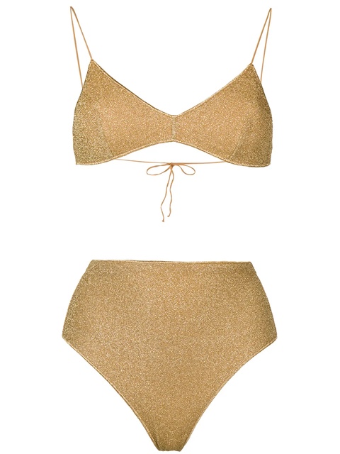 Oséree Lumière two-piece bikini - Metallic - zdjęcie produktu nr 1
