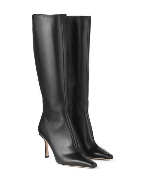 Jimmy Choo Agathe 85mm pointed-toe boots - Black - zdjęcie produktu nr 1