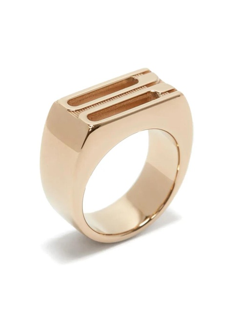 Victoria Beckham Frame signet ring - Gold - zdjęcie produktu nr 1