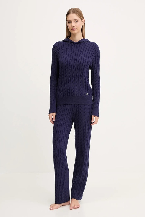 Chantelle spodnie dresowe TWIST damskie kolor fioletowy gładkie C1A2E0 - zdjęcie produktu nr 2