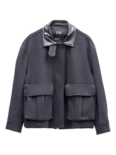 Eleh pocket collar jacket - Black - zdjęcie produktu nr 1