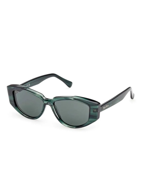Max Mara Eyewear geometric-frame sunglasses - Green - zdjęcie produktu nr 1
