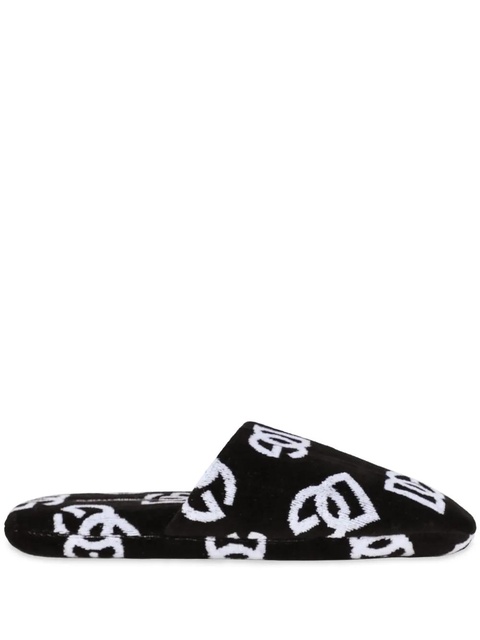 Dolce & Gabbana jacquard slippers - Black - zdjęcie produktu nr 1