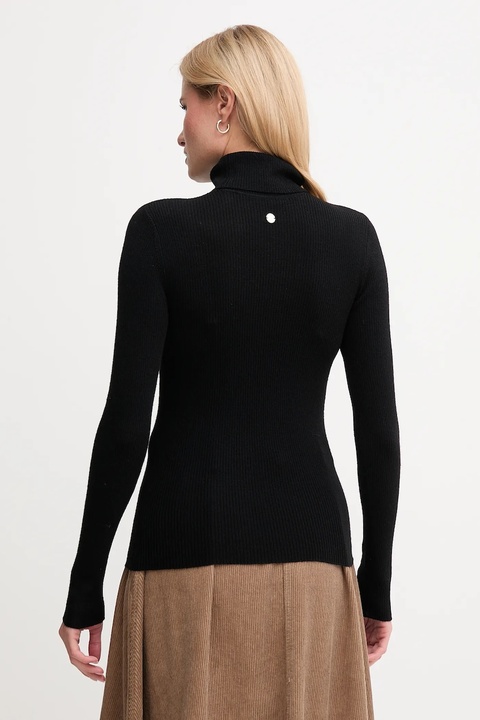 Joop! sweter wełniany damski kolor czarny z golfem 30049422 - zdjęcie produktu nr 2