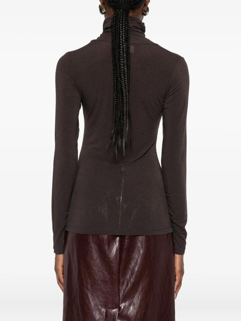 SOLOTRE long-sleeve roll-neck sweater - Brown - zdjęcie produktu nr 2