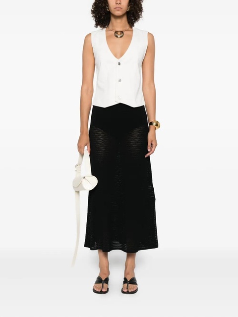 Victoria Beckham A-line skirt - Black - zdjęcie produktu nr 1