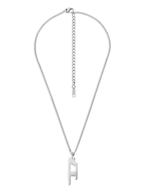 Diesel logo-pendant necklace - Grey - zdjęcie produktu nr 1