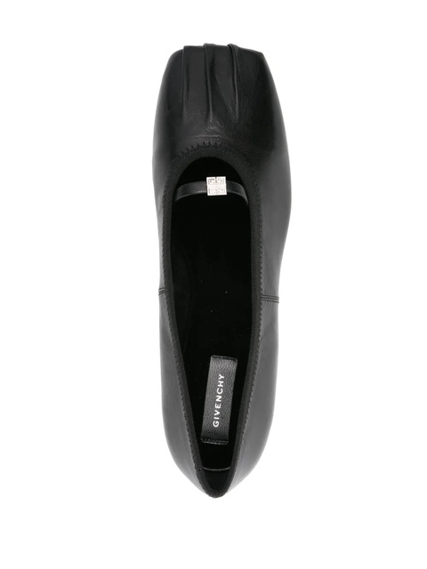 Givenchy 4G-plaque pleated ballerina shoes - Black - zdjęcie produktu nr 2