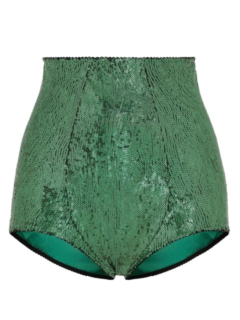 Dolce & Gabbana sequin culotte briefs - Green - zdjęcie produktu nr 2