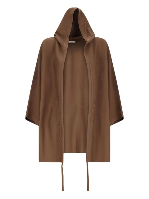 Max Mara Aster hooded drawstring cardigan - Brown - zdjęcie produktu nr 2