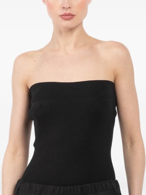 Aya Muse ribbed top - Black - zdjęcie produktu nr 1