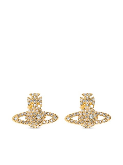 Vivienne Westwood orb crystal earrings - Gold - zdjęcie produktu nr 1