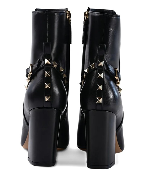 Valentino Garavani studded-embellishment boots - Black - zdjęcie produktu nr 2