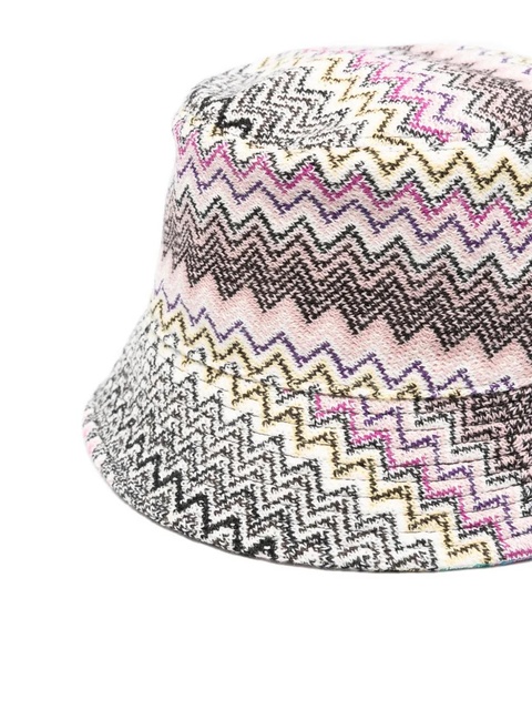 Missoni zigzag bucket hat - Black - zdjęcie produktu nr 2
