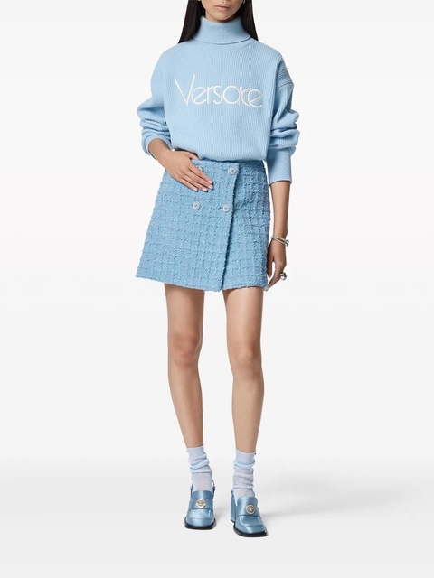 Versace tweed high-waist skirt - Pink - zdjęcie produktu nr 2