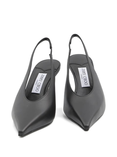 Jimmy Choo 80mm Isa pointed-toe slingback pumps - Black - zdjęcie produktu nr 1