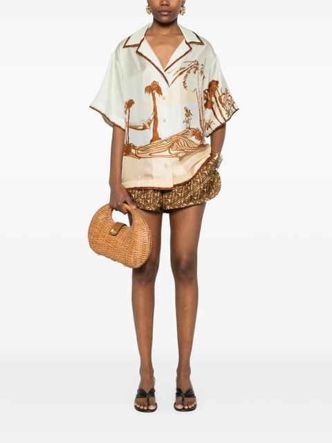 ZIMMERMANN silk shirt - Green - zdjęcie produktu nr 2
