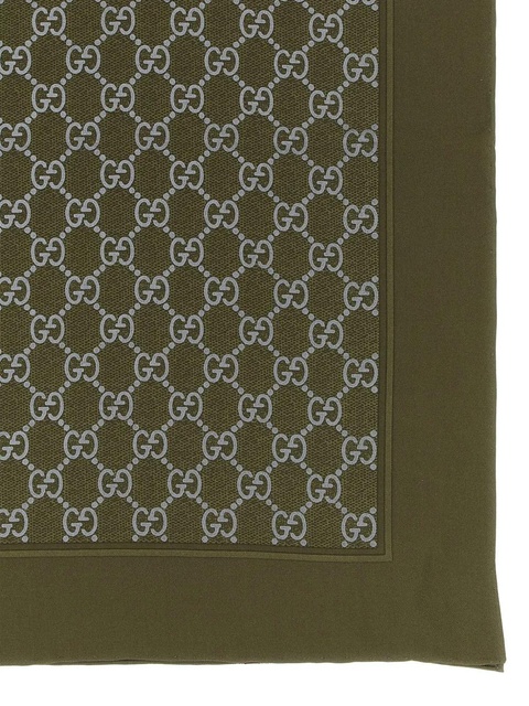 Gucci printed silk scarf - Green - zdjęcie produktu nr 2