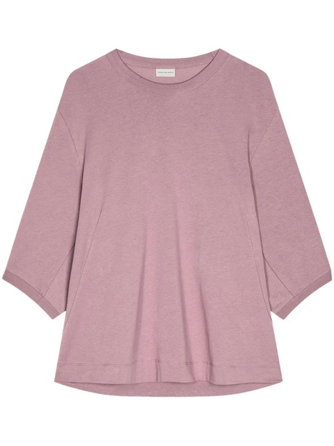 DRIES VAN NOTEN balloon-sleeves T-shirt - Pink - zdjęcie produktu nr 1