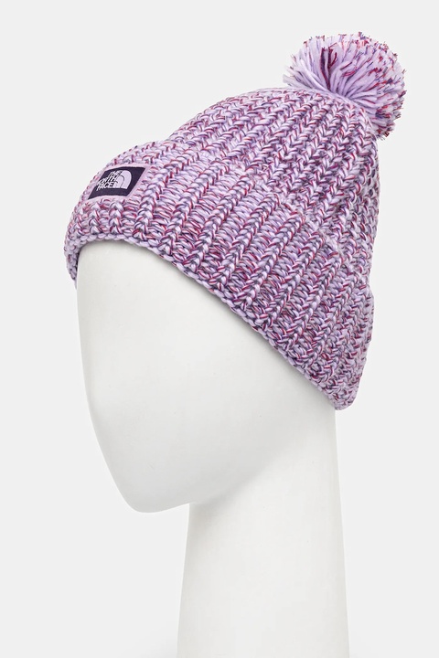 The North Face czapka Cozy Chunky Cabin Beanie kolor różowy NF0A887WFH81 - zdjęcie produktu nr 1