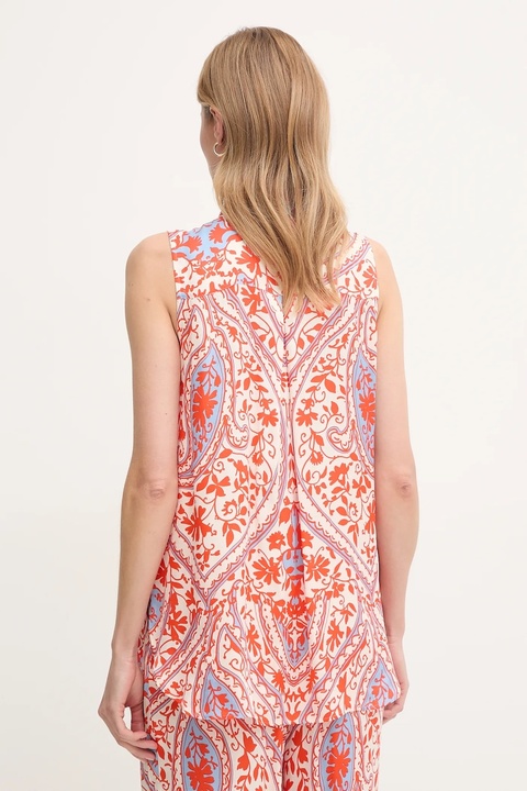 Marc Aurel koszula damska kolor pomarańczowy relaxed z kołnierzykiem klasycznym 6336-1003-24791 - zdjęcie produktu nr 2