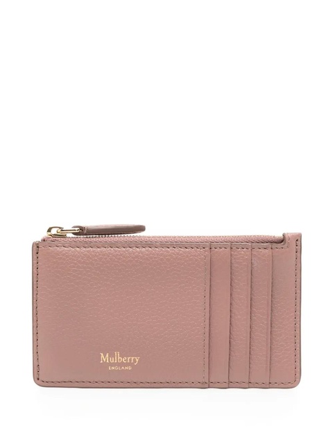 Mulberry logo-embossed wallet - Pink - zdjęcie produktu nr 1
